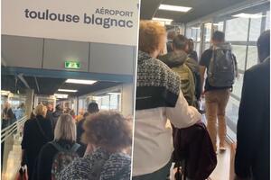 HAOS U EVROPI: Prvi snimci s evakuisanih aerodroma širom Francuske, dobili pretnje bombom, napadnuta sinagoga u Berlinu (VIDEO)