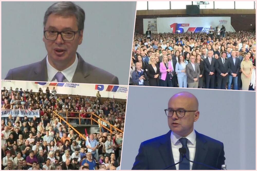 SRPSKA NAPREDNA STRANKA OBELEŽILA 15 GODINA POSTOJANJA Vučić: Ovo je stranka koje je promenila Srbiju, ponosan sam što sam član