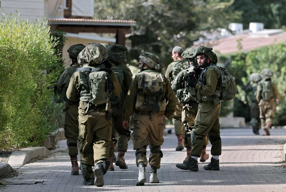 Izrael, Izraelska vojska, patrola, Kibuc Beri
