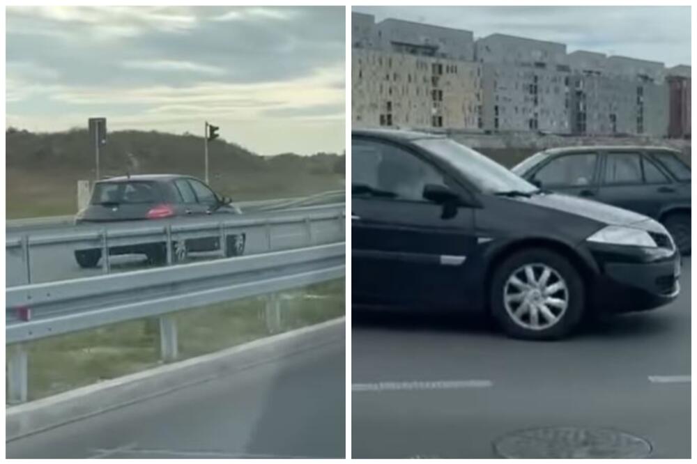 "OVO JE STRAŠNO, ŠTA JE SA LJUDIMA": Novi snimak vožnje u kontra smeru - NAGLO SKRENULA bez migavca (VIDEO)