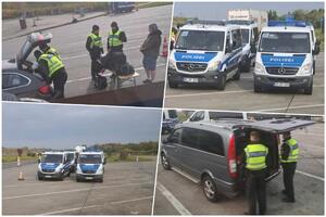 ŠOK NA ULASKU U NEMAČKU: Policija detaljno pregleda automobile sa srpskim tablicama! Čekaju se DELIJE!