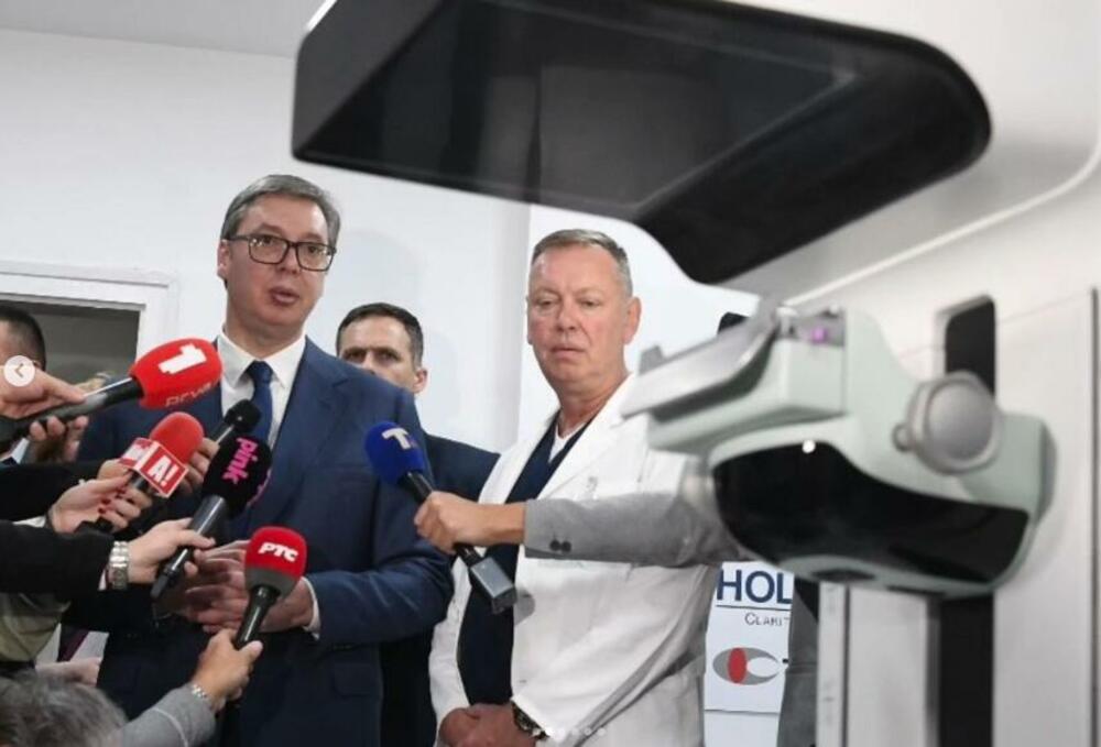 Aleksandar Vučić, mamograf, opšta bolnica Leskovac, bolnica Leskovac