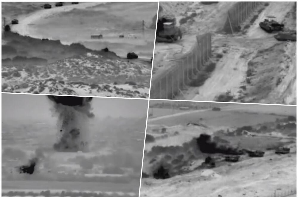 OVAKO SU IZRAELSKI TENKOVI NOĆAS UŠLI U POJAS GAZE! IDF objavio snimak operacije u severnom delu palestinske enklave (FOTO, VIDEO)