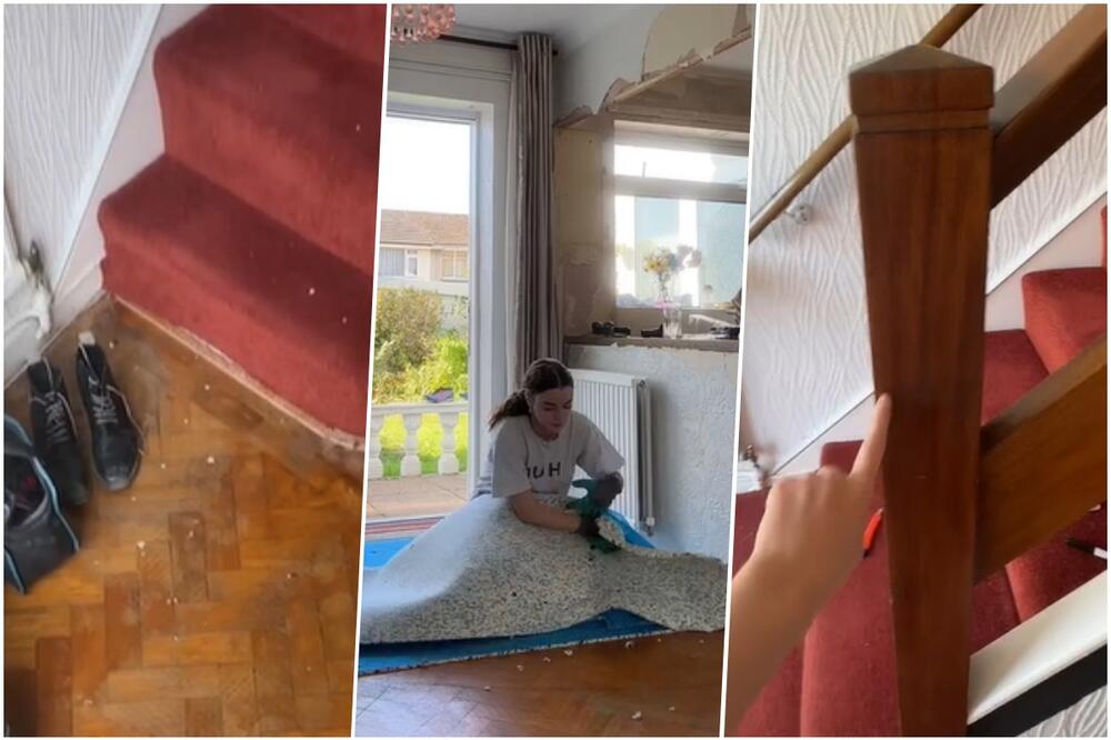 ANJA JE ODLUČILA DA RENOVIRA STAN: Kad je podigla stari tepih, otkrila je nešto što vredi 13.000 evra (VIDEO)