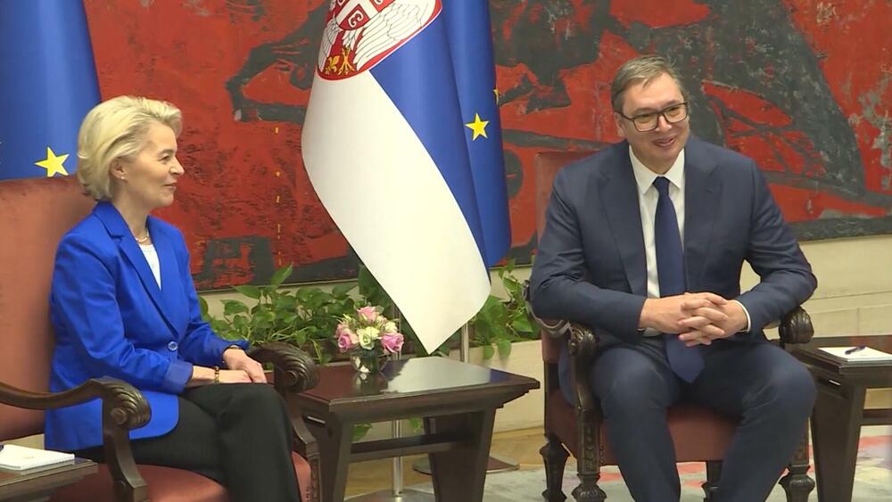 EU, Ursula fon der Lajen, Aleksandar Vučić