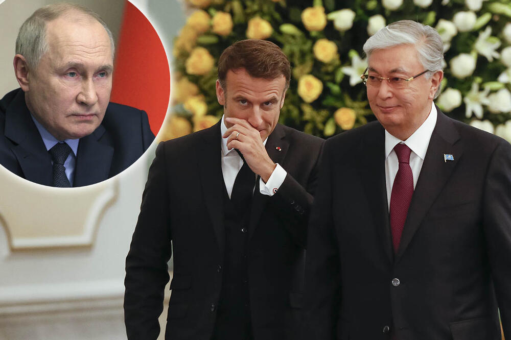MAKRON UPAO U PUTINOVO DVORIŠTE: Francuski predsednik u centralnoj Aziji, hvali Kazahstan što je odbio da stane na stranu Rusije