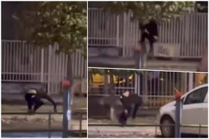 NAROD SE KRSTI: Čovek u Novom Sadu usred noći skakuće po ulici kao šimpanza i penje se na drvo?! (VIDEO)