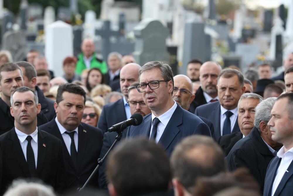 Ištvan Pastor, sahrana Ištvana Pastora, sahrana, Aleksandar Vučić