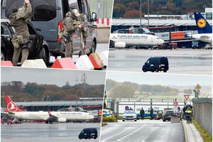 "IZAŠAO IZ AUTOMOBILA SA ĆERKOM I PREDAO SE": Hamburška policija objavila kraj talačke krize na aerodromu POSLE VIŠE OD 18 SATI