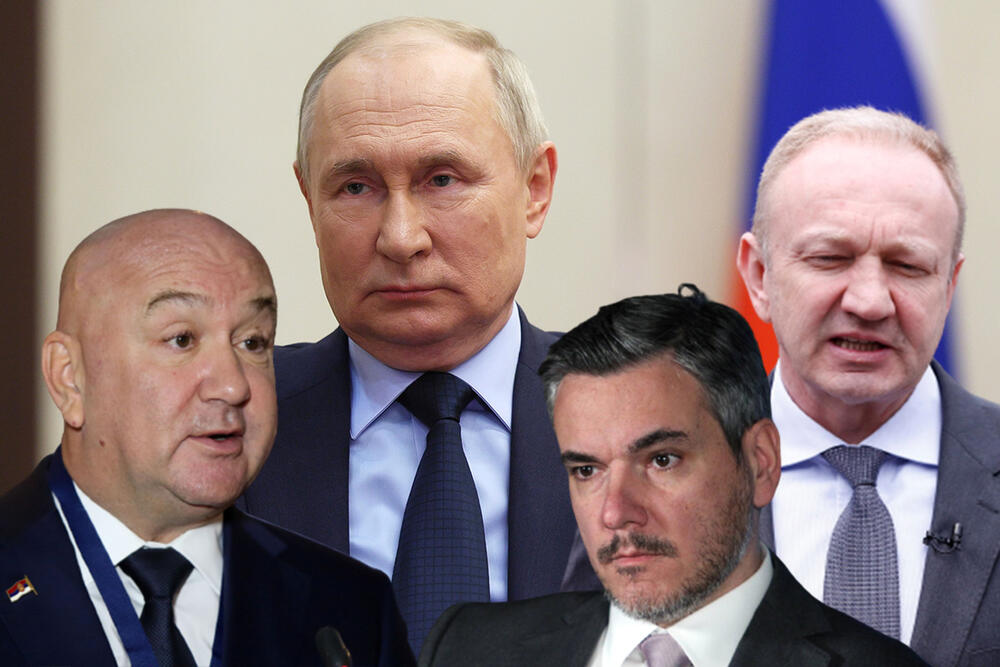 Vladimir Obradović, Nenad Popović, Dragan Đilas, Vladimir Putin