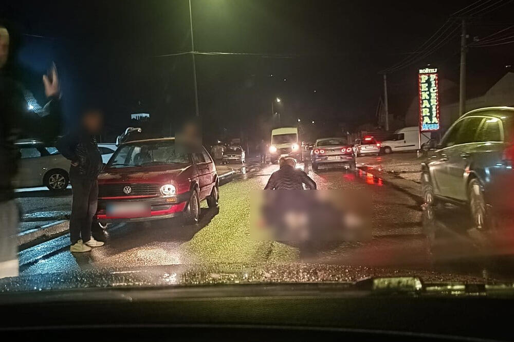 ŽENU UDARIO AUTO DOK JE PRELAZILA ULICU: Teška saobraćajna nesreća u Prijepolju (FOTO)