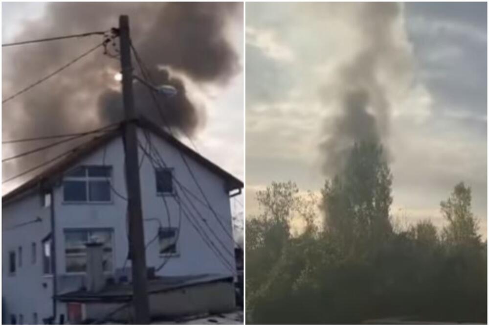 VELIKI POŽAR U ŽELEZNIKU, IMA MRTVIH: Gust dim kulja iz kuće, vatrogasci se bore sa VATRENOM STIHIJOM (VIDEO)