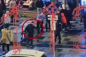 UZNEMIRUJUĆI SNIMAK: Čuveni evropski šampion izvadio pištolj ispred restorana i pucao na ljude! Četvoricu upucao VIDEO