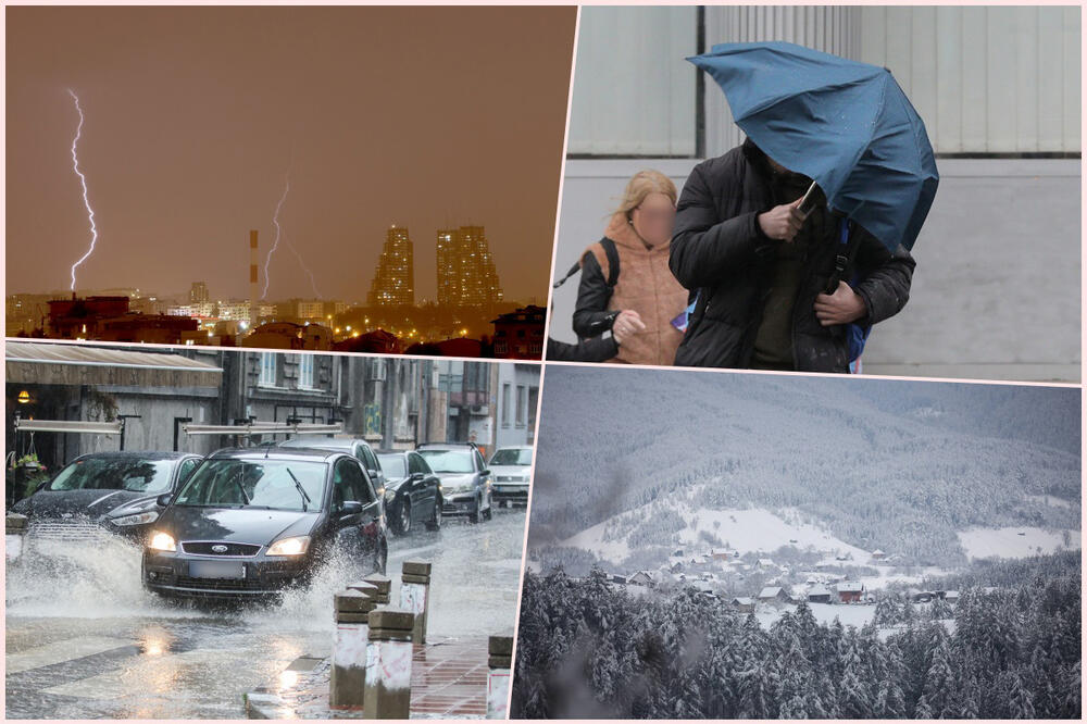 KIŠA I SNEG OKOVAĆE SRBIJU, STIŽU NAM OLUJE I POLEDICA: Ciča zima biće tokom OVA 2 DANA, snežni pokrivač neće zaobići ni Beograd
