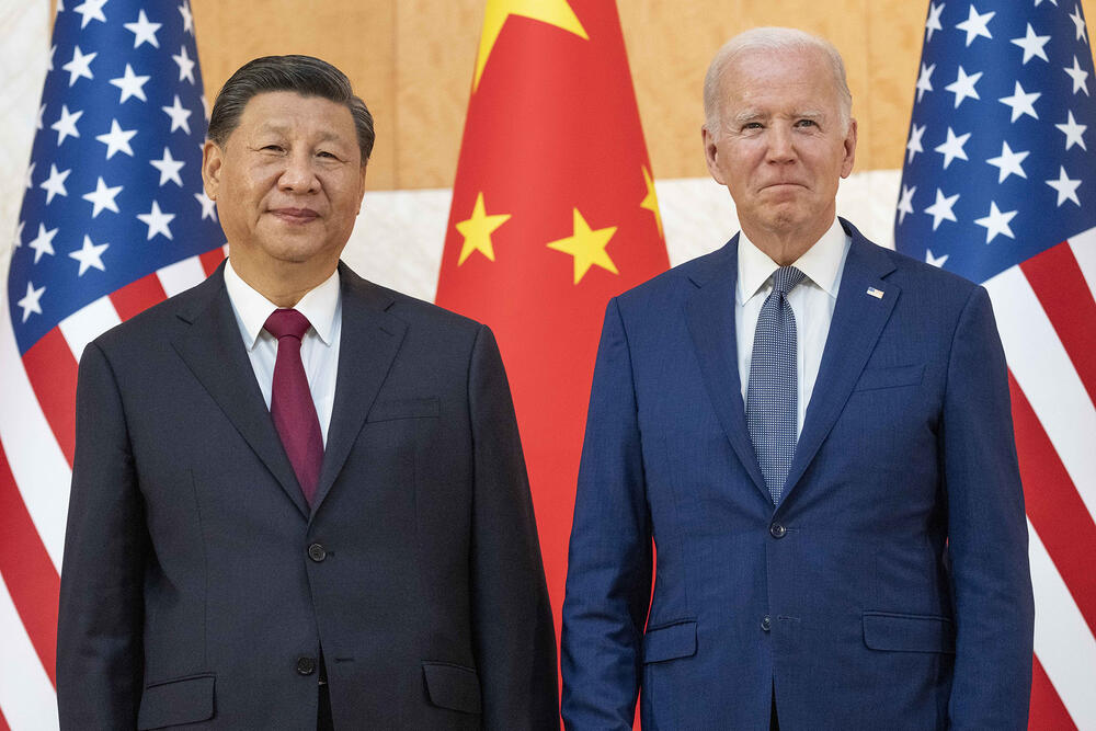 Si Đinping i Džo Bajden na samitu G20 u Baliju u novembru 2022.