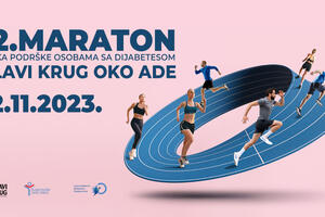 SVE U ZNAKU BROJA 12: PLAVI KRUG OKO ADE! I ove godine novi maraton i masovna trka podrške svim obolelim od dijabetesa