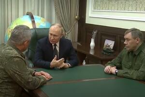PUTIN IZNENADA POSETIO RATNI ŠTAB: Ruski predsednik USRED NOĆI održao kratak sastanak sa vojnim vrhom (VIDEO)