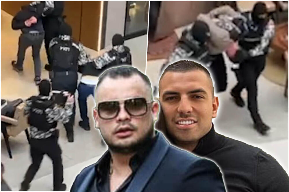 Hapšenje braće u tržnom centru