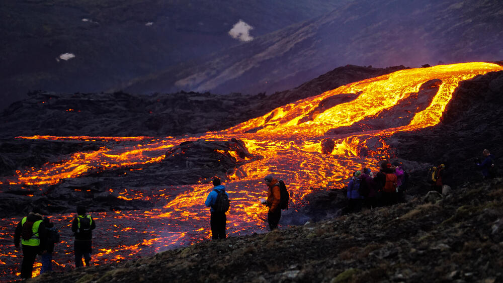 Исланд, вулкан