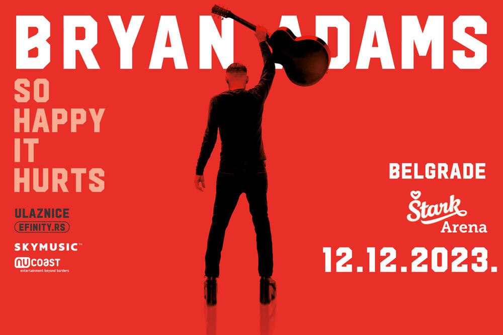 BEOGRAD NA MAPI SVETSKIH ZVEZDA: Bryan Adams otvora sezonu spektakularnih koncerata u našoj prestonici