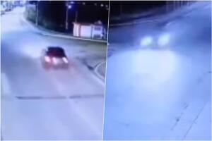 OBJAVLJEN UZNEMIRUJUĆI SNIMAK NESREĆE KOD SMEDEREVA: Brzinomer zakucao na 240 KM/H, BMW sleteo s puta i ostao ZGUŽVAN (VIDEO)