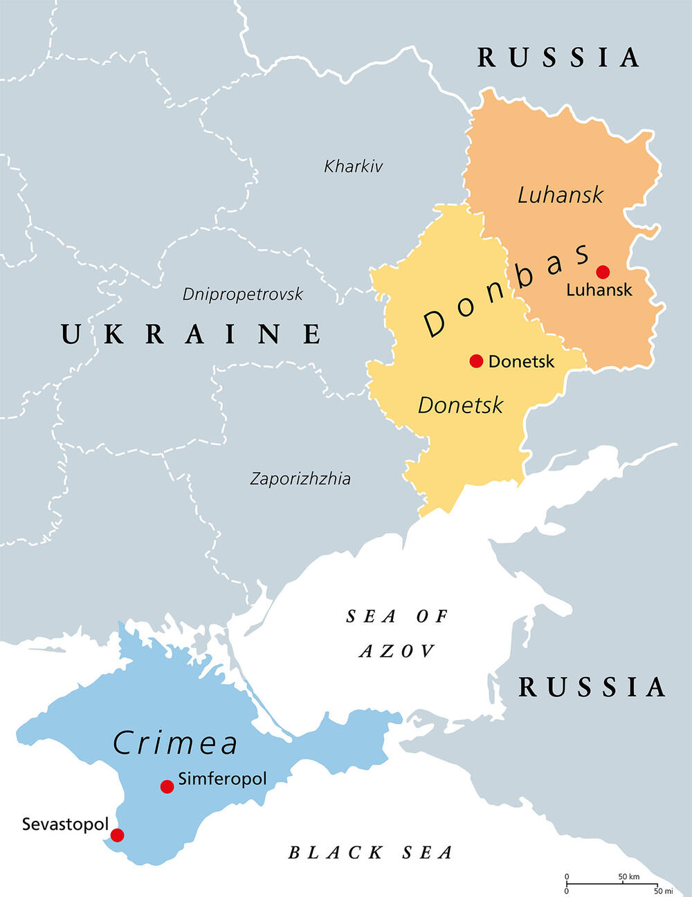 Donbas, Krim