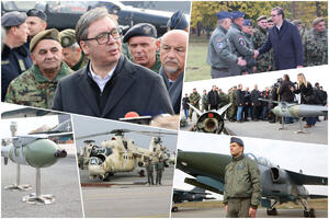 REKORDNA ULAGANJA! Vučić obišao nova sredstva naoružanja Vojske RS: Naše je da sačuvamo nebo, Srbija je NEUTRALNA ZEMLJA! (FOTO)