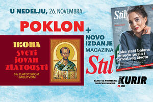 Ne propuste u nedelju, 26.novembra poklon ikonu Sveti Jovan Zlatousti plus novo izdanje magazina Stil