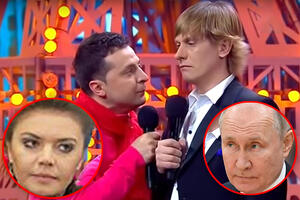 "TO JE TO, NEĆU VIŠE DA SPAVAM S TOBOM": Zelenski glumio Putinovu gimnastičarku! Je li ovo razlog mržnje prerasle u RAT? (VIDEO)