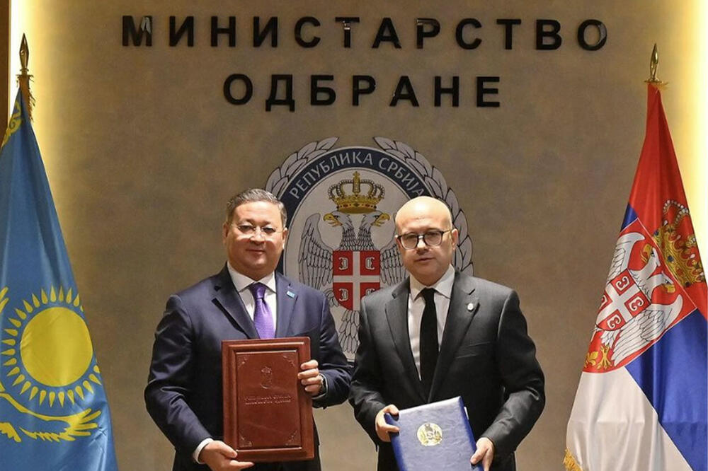 POTPISAN SPORAZUM O VOJNO-TEHNIČKOJ SARADNJI: Ministar Vučević se sastao s kazahstanskim ministrom Nurtleom