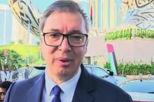"SVE MI SE ČINI DA JE KULA BEOGRAD ZA KOJI CENTIMETAR NIŽA" Predsednik Vučić objavio novi video: Evo me, stigao sam u Dubai