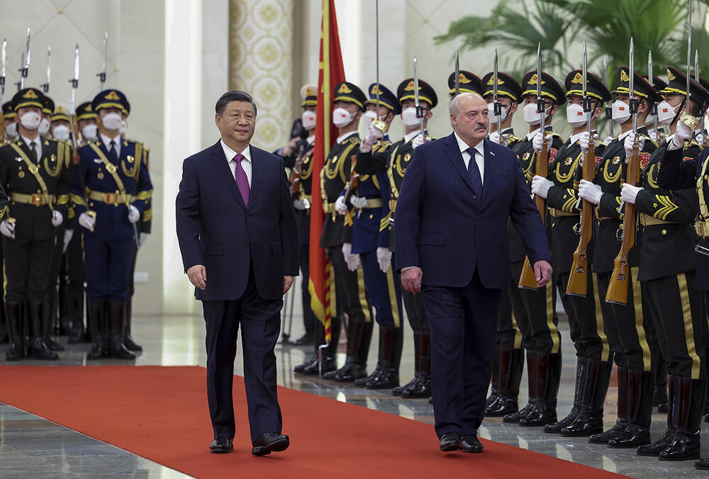 Lukašenko i Si tokom prvog ovogodišnjeg sastanka u Pekingu u martu