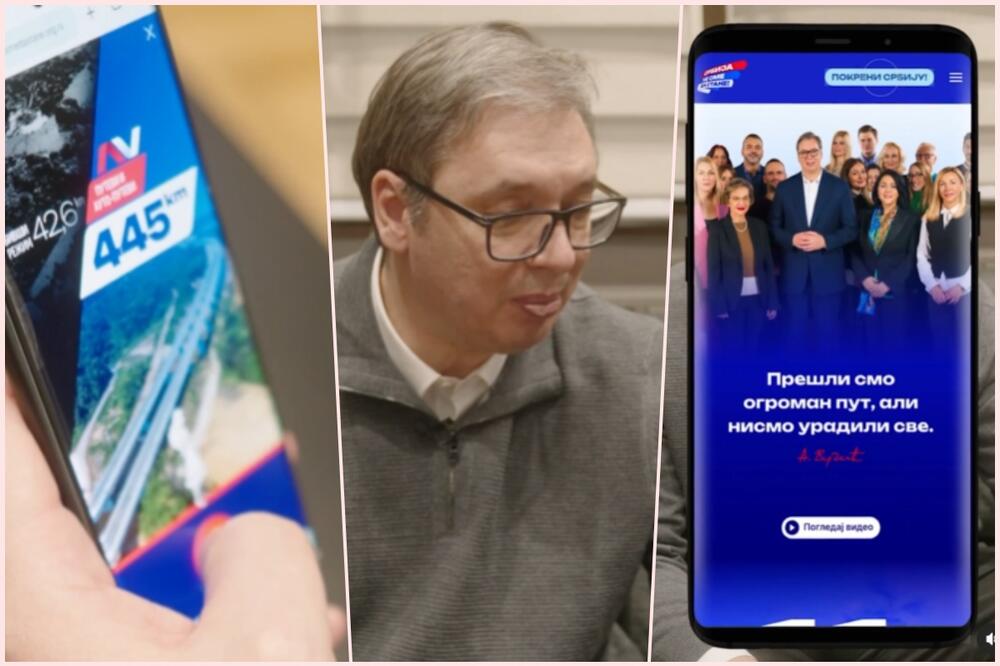 POGLEDAJTE ZAŠTO SRBIJA NE SME DA STANE: Vučić pozvao građane - "Pritisnite dugme, i vidite šta smo zajedno uradili" (VIDEO)
