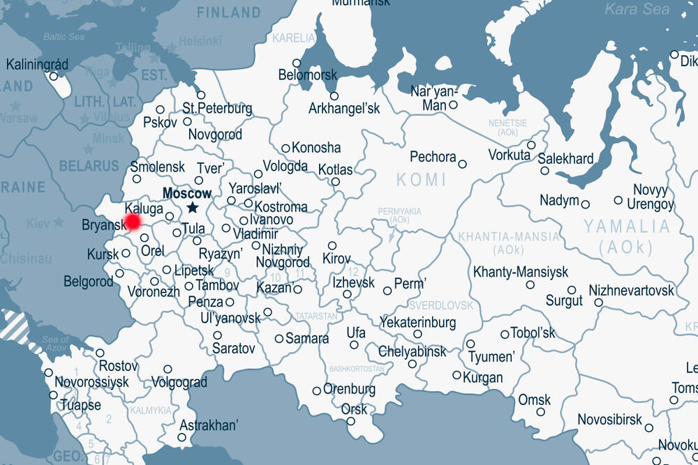 Mapa rusije