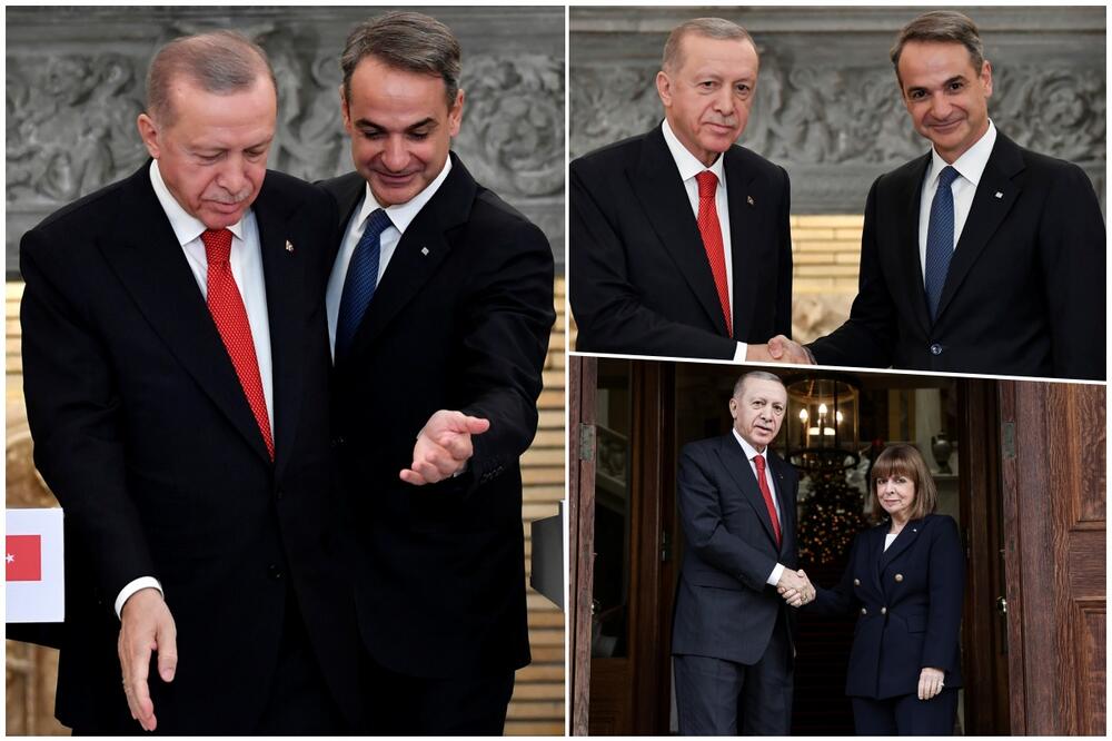 VEROVALI ILI NE, ERDOGAN JE U GRČKOJ! Turski predsednik kaže da će njegova poseta Atini doprineti unapređenju odnosa (FOTO)
