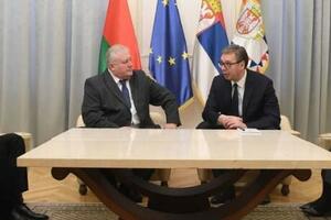 "SVAKU SREĆU I USPEH U BUDUĆNOSTI MU ŽELIM" Predsednik Vučić primio beloruskog ambasadora u oproštajnu posetu (FOTO)