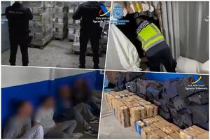 POGLEDAJTE KAKO JE ZAPLENJEN KOKAIN BALKANSKOM KARTELU: Koristili legalne kompanije za uvoz ogromnih količina kokaina (VIDEO)