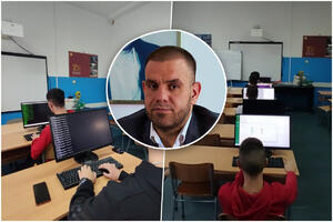 ZA SVAKU POHVALU: Đorđe Bulić POKLONIO 30 računara osnovnoj i srednjoj školi u Železniku, ODUŠEVIO ĐAKE