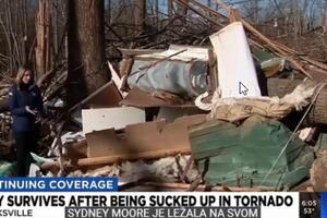 BEBU "USISAO" TORNADO, ONA PREŽIVELA Mislili su da je mrtva, a onda su ugledali neverovatan prizor (VIDEO)