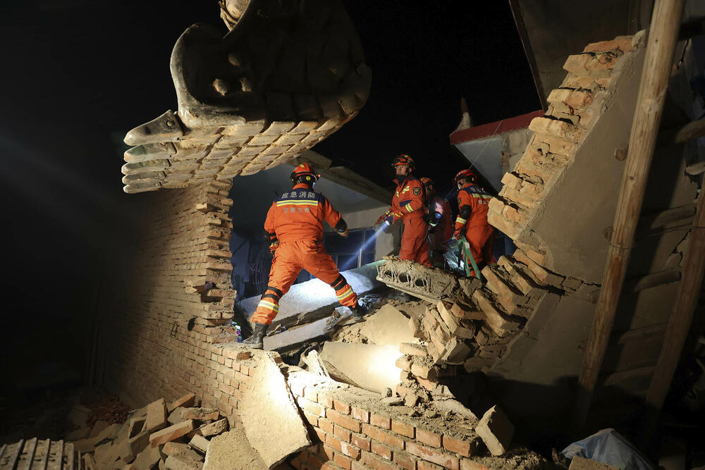 Kina, zemljotres