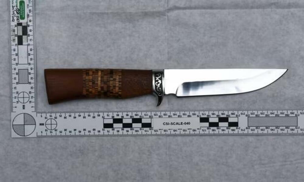 Nož koji je policija pronašla
