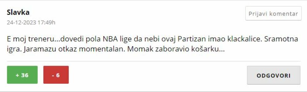 Partizan, Zadar, grobari, ABA liga