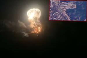 UKRAJINA RAZNELA I DRUGI RUSKI BROD NA KRIMU?! Pojavili se satelitski snimci napada na Feodosiju NEVIĐEN ŠOK ZA MOSKVU (VIDEO)