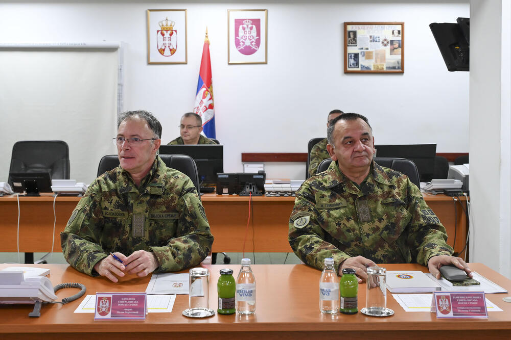 General Milan Mojsilović, Obilazak Operativnog centra sistema odbrane