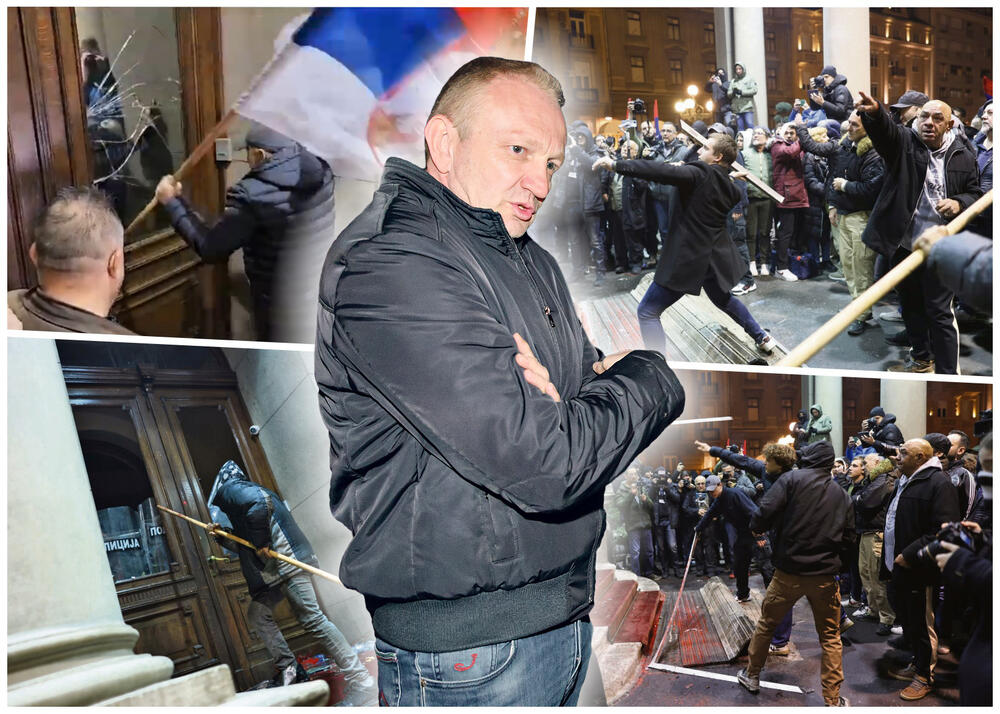 Dragan Djilas, Protesti, Neredi, Divljanje