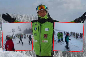 PREMINUO DOK JE RADIO ONO ŠTO NAJVIŠE VOLI Tuga na Kopaoniku: Skijaši se poslednji put spustili u čast instruktora skijanja VIDEO