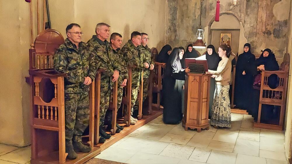 božićna liturgija, Milan Mojsilović, Manastir Žiča