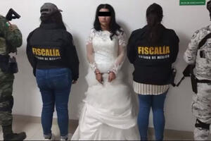 MLADA UHAPŠENA U VENČANICI, MLADOŽENJA "MIŠ" POBEGAO: Drama na venčanju u Meksiku, mladenci reketirali i otimali ljude (FOTO)