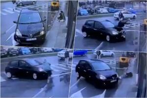 AUTOMOBIL UDARIO ŽENU NA PEŠAČKOM! Uznemirujuća scena u Podgorici digla policiju na noge: Istražuju se ovi detalji