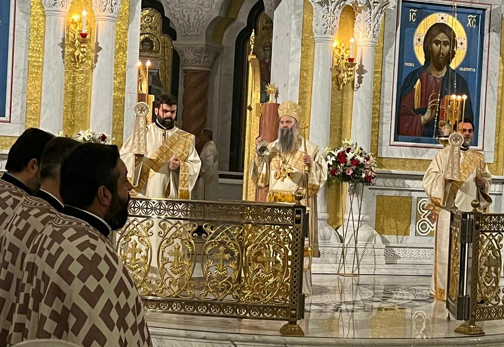 PATRIJARH PORFIRIJE U PONOĆ U HRAMU: Poglavar Srpske pravoslavne crkve služiće uskršnju liturgiju